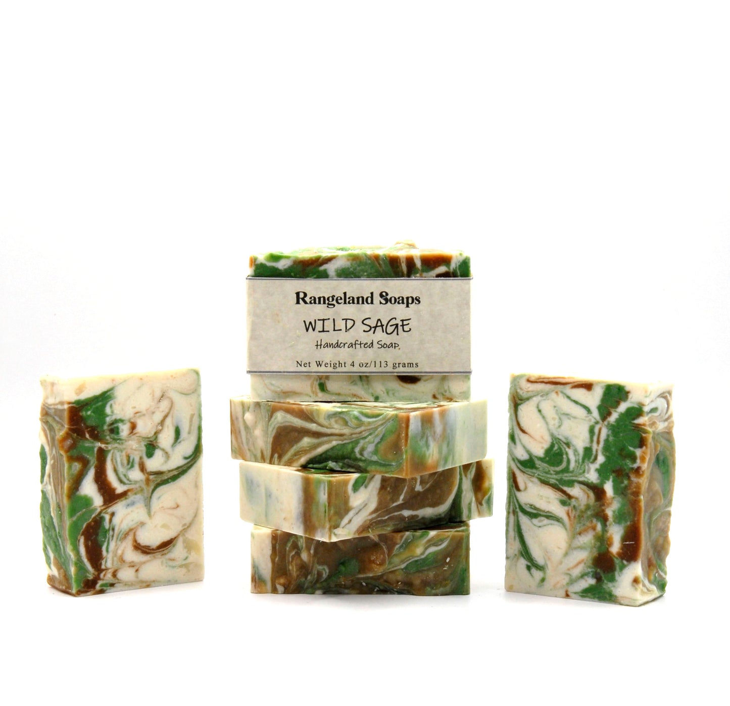 A creamy moisturing soap that smells like lemon, sage and eucalyptus