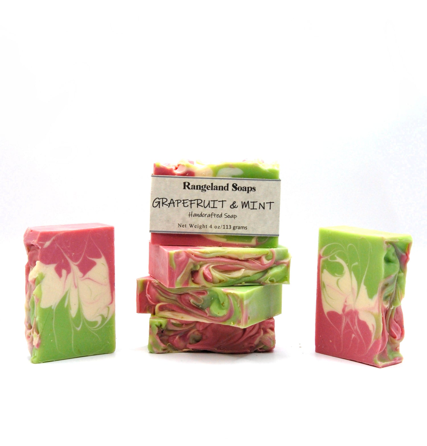 A rich luxurious soap that smells like grapefruit and mint!