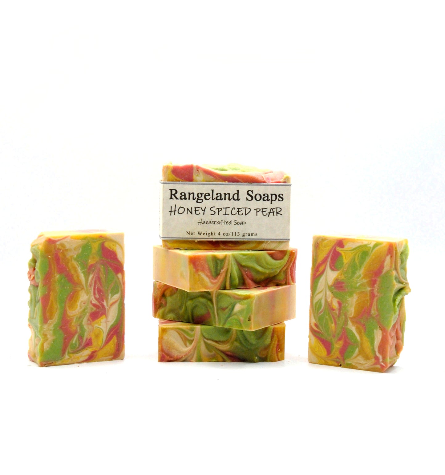 A rich creamy soap with moisturing lather that smells like pears, apples, cinnamon and vanilla.