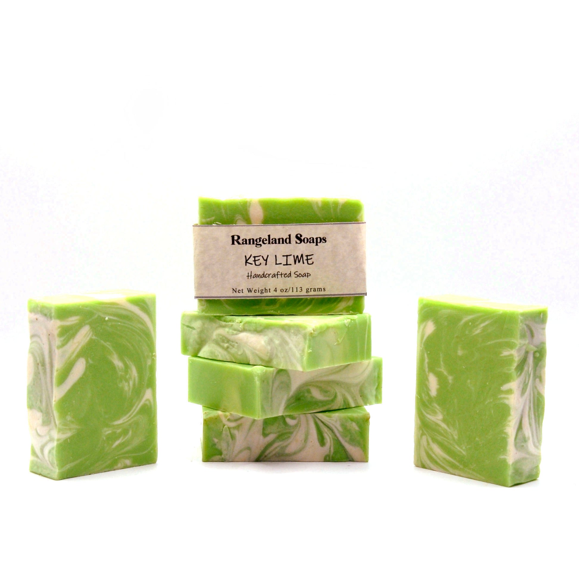 A rich, creamy moisturing soap made with lemon, lime and vanilla.  A true key lime.